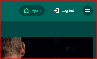 Placering af login-knap