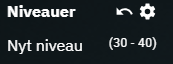 Nyt niveau gemt